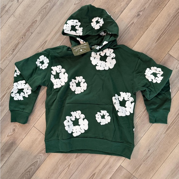 Green Floral Men's Sweater